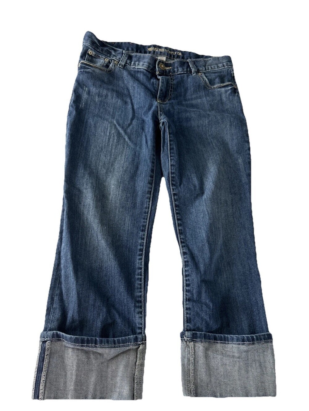 Mossimo Supply Co. Women’s Cropped Denim Jeans Size 9 32x22 Blue
